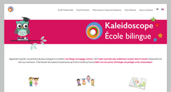 Desktop Screenshot of ecole-kaleidoscope.com